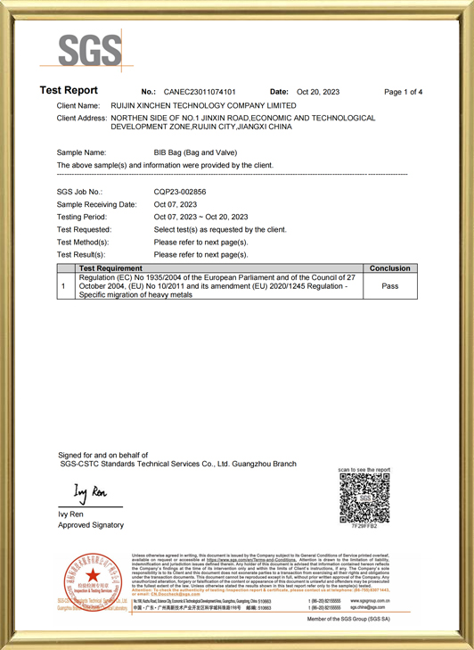 SGS-testrapport